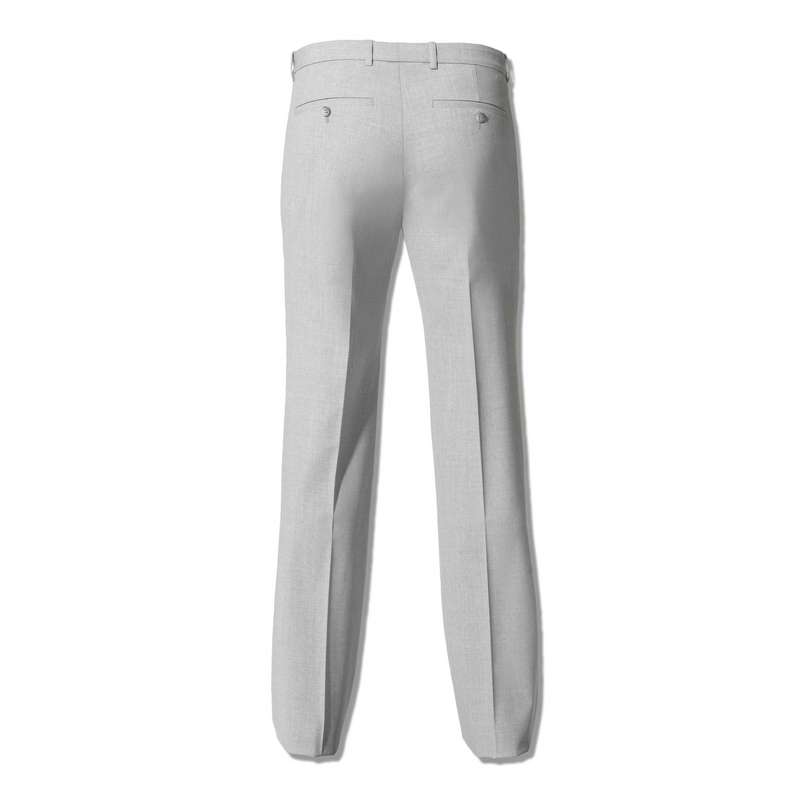 Basic Leg Trousers, Brown, large image number 1